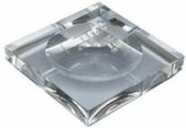 Square Lead Crystal Ashtray